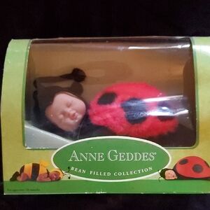 Anne Geddes Red Ladybug Baby Doll NIB